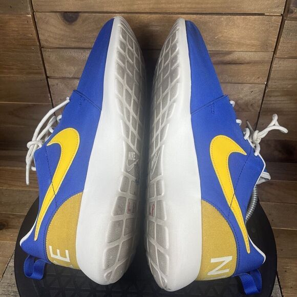 Nike Roshe Women’s Sz US 10.5 Retro Blue Yellow 820200-471 Athletic Lace Up - Picture 8 of 10